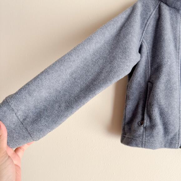 Columbia Grey Full Zip Fleece Jacket - Youth XS Outdoor Gorp - Picture 2 of 7